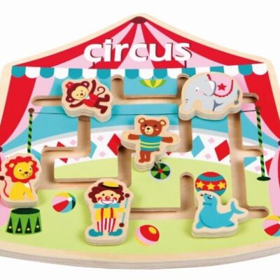 Drevený posúvacie labyrint Lelin - Cirkus