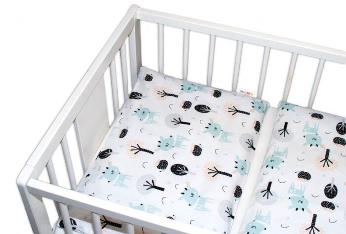 Baby Nellys Mantinel s obliečkami - Srnečci - Image 4