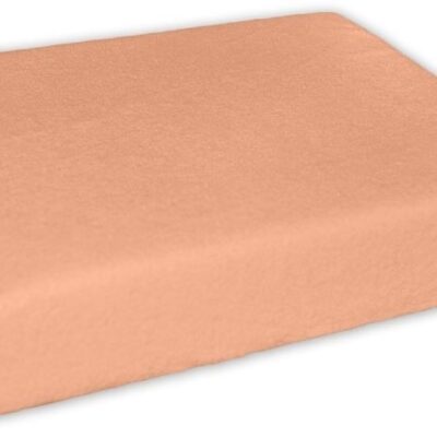 Baby Nellys Froté plachta do postielky 120x60cm - losos