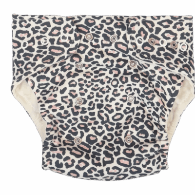 Mamatti Látková plienka EKO sada - nohavičky + 2 x plienka, Gepardík, veľ. 3 - 8 kg,