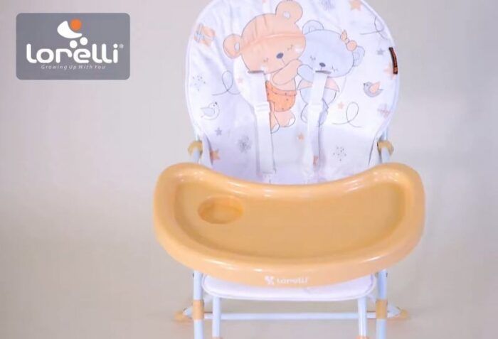 Jedálenská stolička Lorelli COOKIE beige Daisy - Image 3