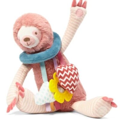 BabyOno Závesná hračka - Sloth Lenny, pudrová
