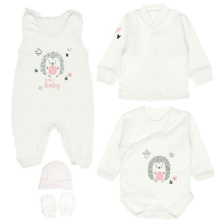 MBaby 5D Súpravička do pôrodnice  Hello Baby Ježko, veľ. 62