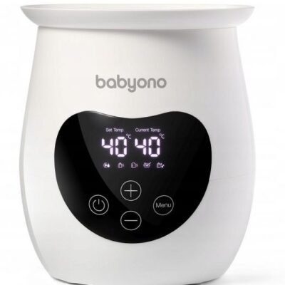 BabyOno Elektronický ohrievač a sterilizátor HONEY NATURAL, biely