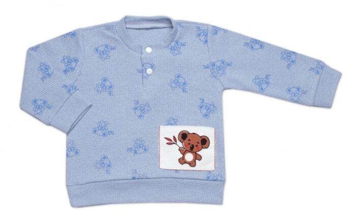 Tepláková súprava Koala 2D, bavlna, modrá, veľ. 74/80 - Image 3