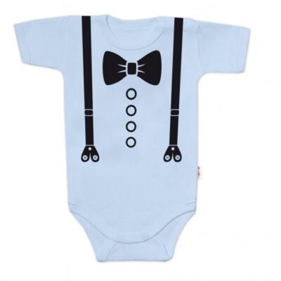 Body krátký rukáv, Elegan - sv. modré, veľ. 86