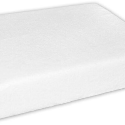 Froté plachta do postieľky 140x70cm - biele, Baby Nellys