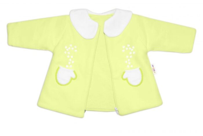 Kabátik, čiapočka a nohavice Baby Nellys ®- zelená - Image 4