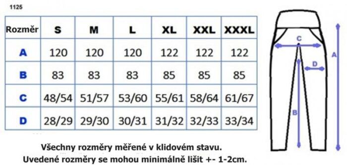 Be MaaMaa Bavlnené, tehotenské nohavice s vreckami - sv. modrá, vel´. XXL - Image 3