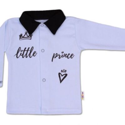 Baby Nellys Bavlnená košieľka Little Prince - modrá