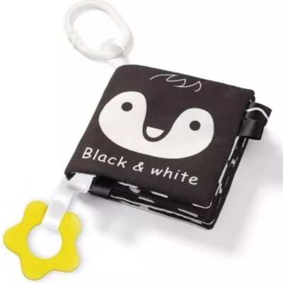BabyOno Mäkká senzorická knižka - Black & White