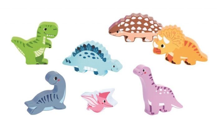 Drevené 3D puzzle - dinosaury - Image 3