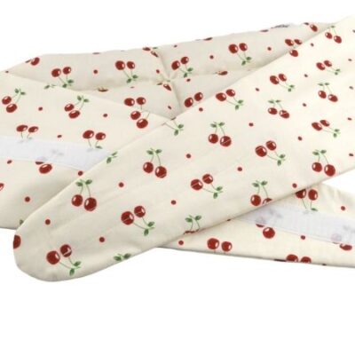 Bedrový nahrievací pás s čerešňovými kôstkami, Cherry life, ecru