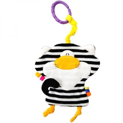 Hencz Toys Mazlík Mačka čiernobiela
