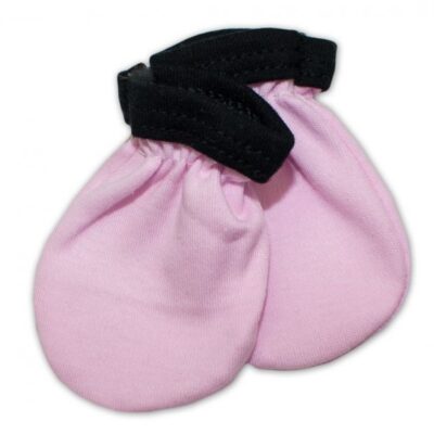 Baby Nellys Dojčenske rukavičky - Little princess - růžové, LP