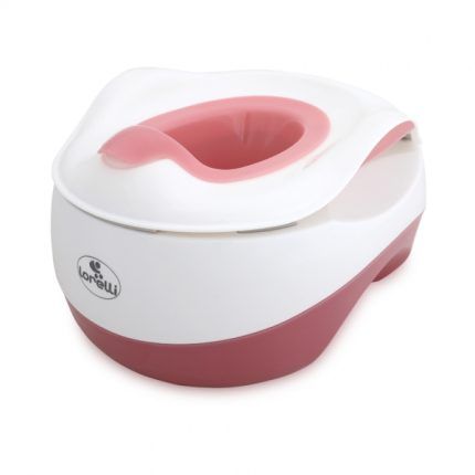 Detský nočník 3v1 Lorelli WC TRANSFORM PINK